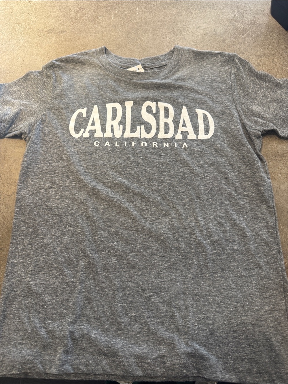 Gildan Gray Heather CARLSBAD California Graphic Tee